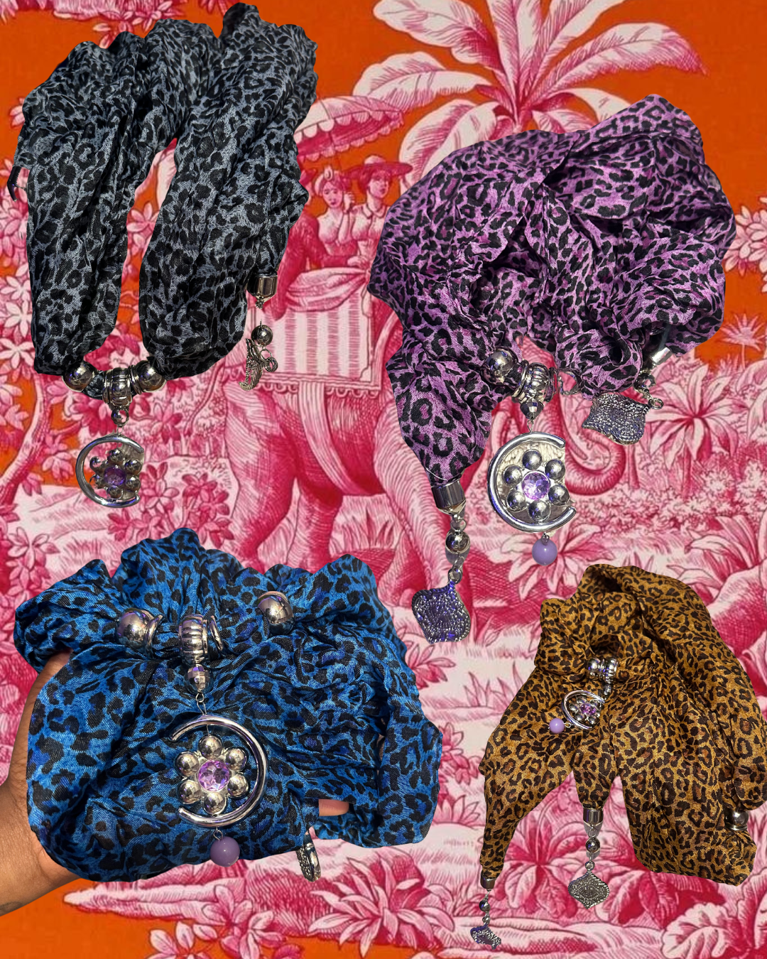 Cheetah Print Scarves