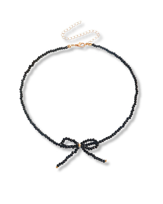 Bow necklace