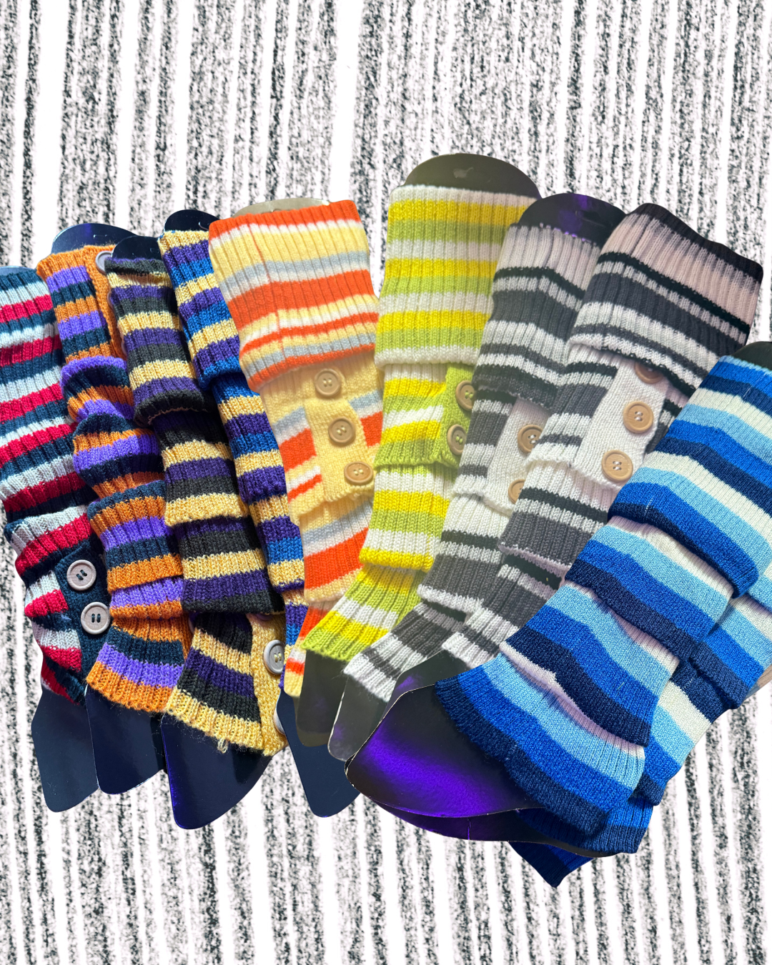 Striped Leg Warmers